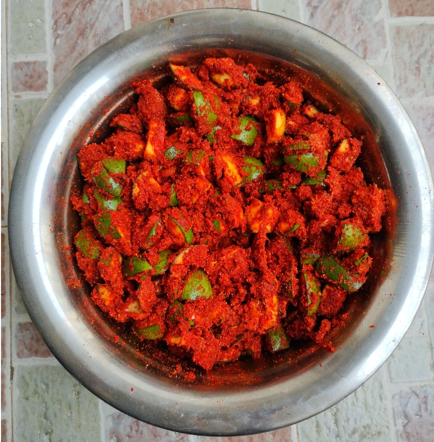 Telugu mango pickle