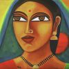 Google Gemini generated image of Indian woman with mangalsutra
