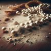 MS Designer generated image of broken string of pearls