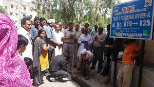 sa jain pipeline Paschim puri 10.6.14.jpg