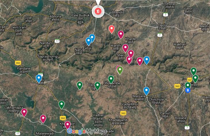 kavan toVani, Kanchanbari, ChANDWAD OPTIONAL ROUTES.JPG