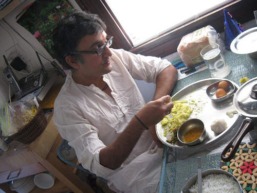 ashish with prasad on 23 aug 2009 ganapati.jpg