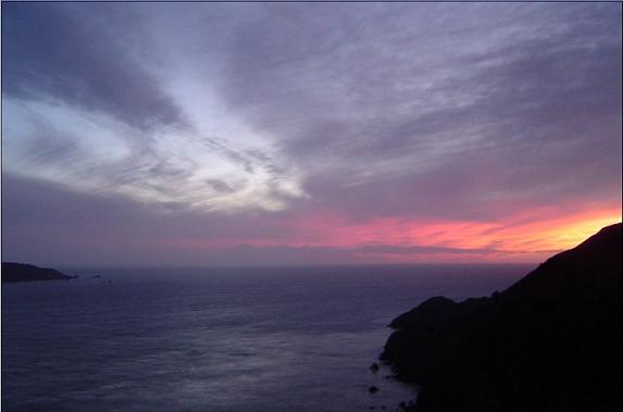 Sunset from Frisco Bay